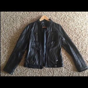 Women's DKNY butter soft, leather jacket, sz S/8.
